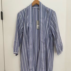 Everlane long sleeve tie dress NWT